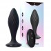 MizzZee - Black Whirlwind Anal Plug (Wireless Remote - Chargeable)