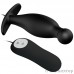 PRETTY LOVE Vibration Anal Pleasure Butt Plug (Black)