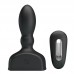 MR PLAY - Remote-Controlled Inflatable Vibrating Anal Plug (Chargeable - Black)