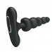 Pretty Love - Corban Vibrating Anal Bead Massager (Chargeable - Black)