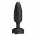 Pretty Love - Tarion RGB Light Thrusting Vibrating Anal Plug (Chargeable - Black)