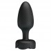 Pretty Love - Varian RGB Light Vibrating Anal Plug (Chargeable - Black)