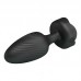 Pretty Love - Varian RGB Light Vibrating Anal Plug (Chargeable - Black)