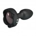 Pretty Love - Olman RGB Light Vibrating Anal Plug (Chargeable - Black)