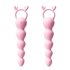MizzZee - Little Deer Anal Vibrating Beads (Chargeable - Pink) MizzZee - Little Deer Anal Vibrating Beads (Chargeable - Pink)