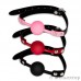 Mizzzee Silicone Rubber SM Mouth Gag (Red)