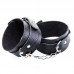 MizzZee - Bondage SM Restraint Set (7 Pieces Set - Black Leather)