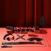 MizzZee - SM Upgrade Bondage 10 Pieces Set (Black Red)