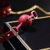 MizzZee - SM Leather 8 Pieces Bondage Kit With Bag (Burgundy)
