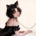 MizzZee - Cat Ear Collar With Leash SM
