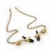 MizzZee - Adult Pacifier Gag With Nipple Clamps Chain Detachable