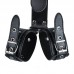 MIZZZEE - Restraint Backhand Collars Mouth Gag Ball Bondage Set (Black)