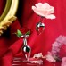 MizzZee - Flower Anal Butt Plug (Red)