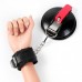 MizzZee - SM Suction Hand Cuffs Restraints (Black)