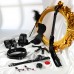 MizzZee - Bondage Restraint Set Antibacterial Edition (11 Pieces Set - Black)