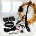 MizzZee - Bondage Restraint Set Antibacterial Edition (11 Pieces Set - Black)