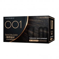 SLM - Hyaluronic Acid Contained Physical Delay 001 Con dom (10Pcs) SLM - Hyaluronic Acid Contained Physical Delay 001 Con dom (10Pcs)