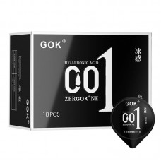 GOK - Hyaluronic Acid Ultra Moisturizing Cooling 001 Con dom (10Pcs) GOK - Hyaluronic Acid Ultra Moisturizing Cooling 001 Con dom (10Pcs)