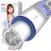 HK LETEN SUPREME AV Idol Yui Hatano Product Endorser Electrical Moaning Interactive Intelligent Heating Automatic Retractable Masturbator (Chargeable - Blue)