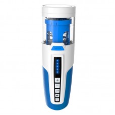 HK LETEN Frenzy Whirl Pool Automatic Retractable Rotation Electrical Moaning Interactive Masturbator (Chargeable - Blue)