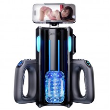 HK LETEN - CANNON KING Thrusting Pro Automatic Masturbator (Chargeable - Black)