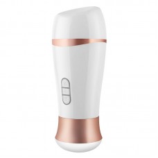 MizzZee - XiaoAi Moaning Vibration Masturbator Cup (Chargeable - White)