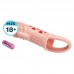 PRETTY LOVE - Cecelia Vibrating Penis Sleeve With Ball Strap (L:14cm - D:4cm)