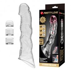 PRETTY LOVE - Ragna Extension Penis Sleeve (Transparent)
