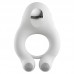 MizzZee - Interactive Suction Vibration Cock Ring (Chargeable - White)