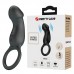 PRETTY LOVE - Trae Vibrating Penis Ring (Chargeable - Black)