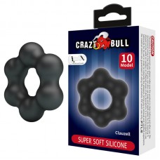 CRAZY BULL - Clauzell Super Soft Silicon Male Delay Cock Rings (Model 10)