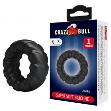 CRAZY BULL - Jeriko Super Soft Silicon Male Delay Cock Rings (Model 1)
