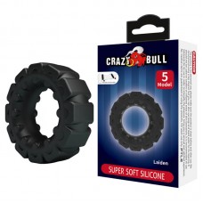 CRAZY BULL - Laiden Super Soft Silicon Male Delay Cock Rings (Model 5)