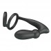 PRETTY LOVE - Emoni Vibrating Penis Sleeve Ring (Chargeable - Black)