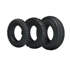 BAILE - Macho Men's Delay Penis Ring (Full Set 3 Pieces)