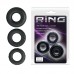 BAILE - Macho Men's Delay Penis Ring (Full Set 3 Pieces)