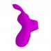 PRETTY LOVE - Bunny Finger Vibrator (Chargeable - Purple)