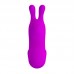 PRETTY LOVE - Bunny Finger Vibrator (Chargeable - Purple)