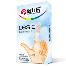 Pleasure more - LES-D Dotted Finger Sleeve (8Pcs)