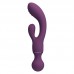 Pretty Love - All Roundet Double Head Vibrator Wand (Chargeable - Purple)