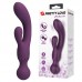 Pretty Love - All Roundet Double Head Vibrator Wand (Chargeable - Purple)