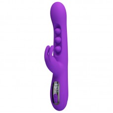 PRETTY LOVE - Sabien LED Display Vibration Thumping Massager (Chargeable - Purple)