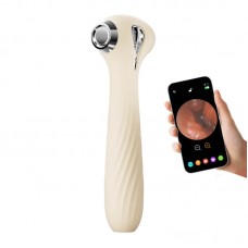 USA SVAKOM - HD Endoscope Heating Vibrator APP-CONTROLLED (Chargeable - White)