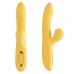 MizzZee - Love Pleasure Vibrating Thrusting Swinging Suction Warming Wand (Chargeable - Yellow)