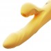 MizzZee - Love Pleasure Vibrating Thrusting Swinging Suction Warming Wand (Chargeable - Yellow)