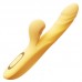 MizzZee - Love Pleasure Vibrating Thrusting Swinging Suction Warming Wand (Chargeable - Yellow)