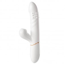 MizzZee - Yiyue Thrusting Suction Rotating Beads Vibrator Wand (Chargeable - White) MizzZee - Yiyue Thrusting Suction Rotating Beads Vibrator Wand (Chargeable - White)