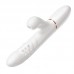 MizzZee - Yiyue Thrusting Suction Rotating Beads Vibrator Wand (Chargeable - White)