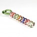 Mizzzee Colorful Love Key Crystal Dildo