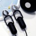 GALAKU - Honey Peach Nipple Clamps (Chargeable - Black)